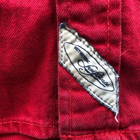 Vintage Levi's Men's Shirt Medium Long Sleeve Red Button Up Classic - Picture 7 of 15